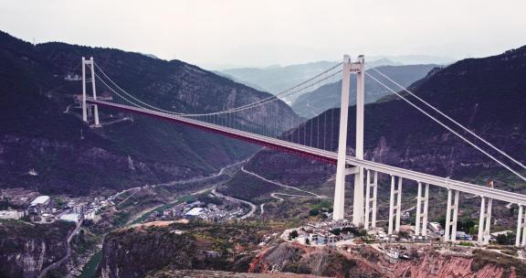 4k 航拍贵州赤水河大桥