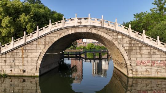 芜湖镜湖傍晚航拍