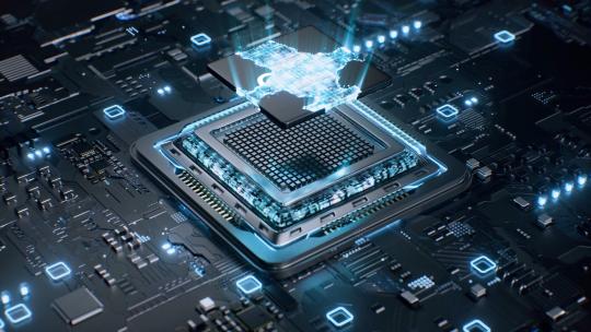 科技智能AI电路板芯片