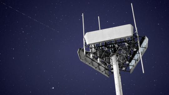 信号发射塔基站5G通讯塔视频素材模板下载