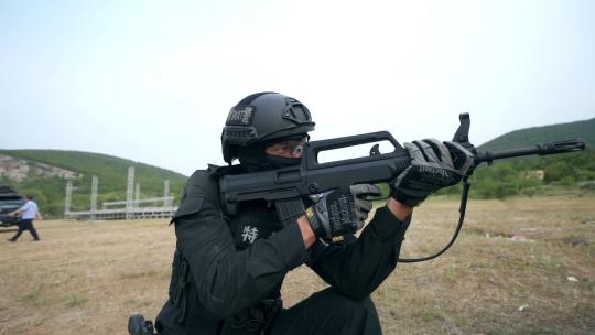 警察 特警 应急演练 反恐 训练