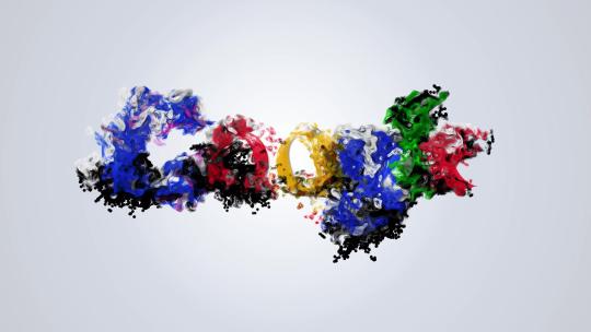 【无插件】简洁粒子汇聚LOGOAE模板