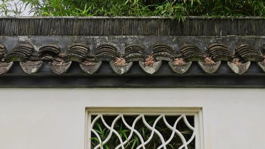 中式古典园林建筑花窗