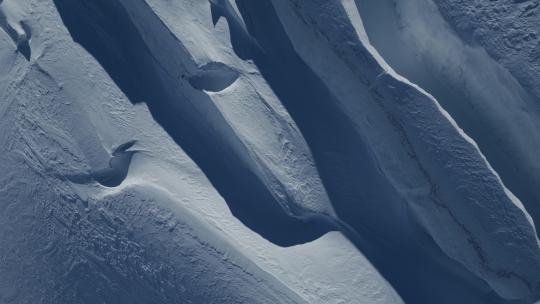 航拍雪山冰川视频素材模板下载