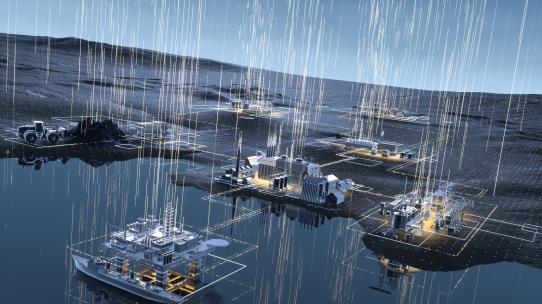 科技智能工业虚拟工厂AE+C4D