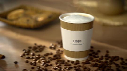 咖啡LOGO演绎文件夹