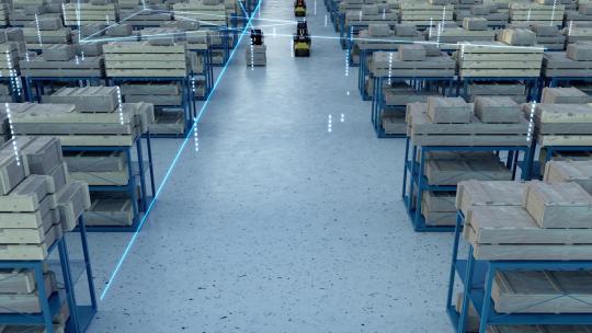 现代化物流运输工厂现代化转场智慧产业园