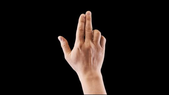 4k两手指点击一次视频素材alpha