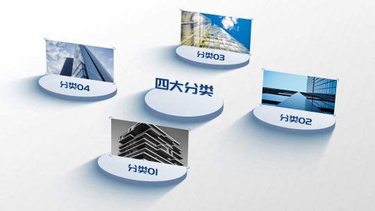 科技组织结构分类AE模板