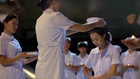 护士节护士入职宣誓视频素材模板下载