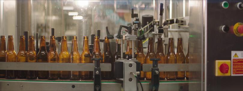 啤酒工厂自动化产线