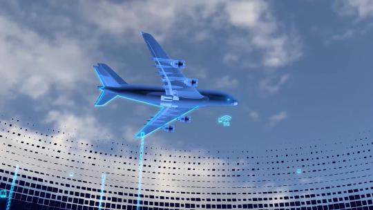 航空物流飞机机场起飞货机航空运输AE视频素材教程下载