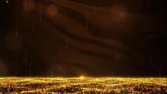 金色大气简洁晚会颁奖背景模板