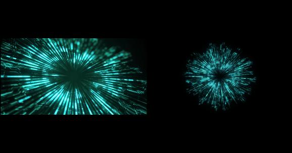 HUD数码科技线条元素扩散特效4KAE工程