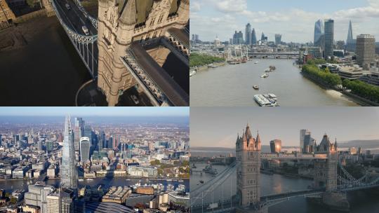 【合集】伦敦城市建筑景点视频素材模板下载