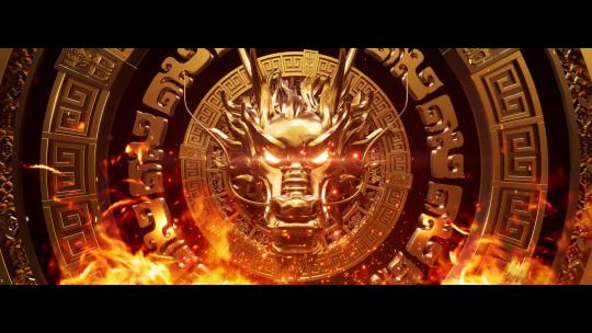 火焰金属龙头高清在线视频素材下载