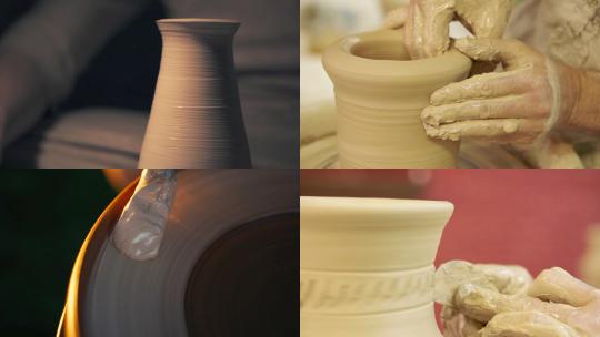 【合集】制作中的陶瓷陶艺传统文化