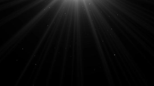 4K黑白光线粒子星空幕
