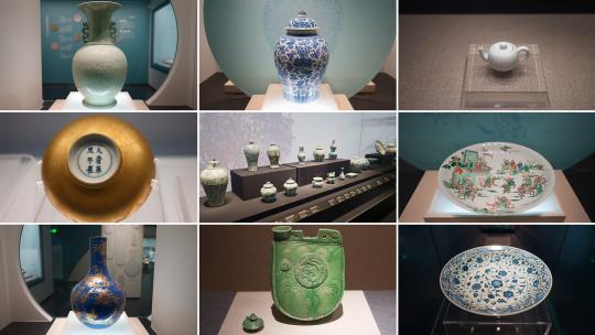 景德镇瓷器 元青花瓷 青瓷文物 白瓷藏品