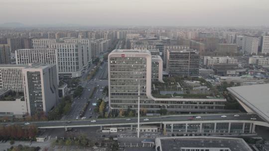 航拍杭州顾家大厦 Dlog未调色