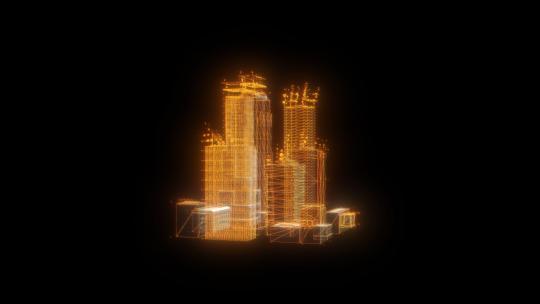 4K灯光展示城市建筑 (2)