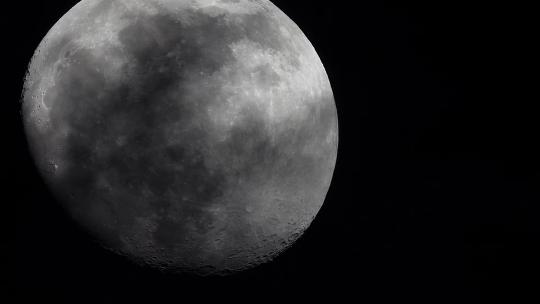 夜晚满月月亮特写延时视频素材模板下载