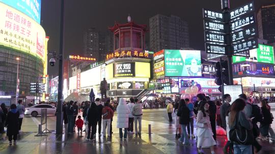 长沙黄兴步行街街景