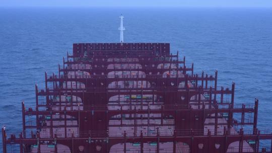 集装箱船   轮船 货轮 集装箱货轮视频素材模板下载
