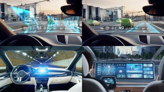 【合集】智能驾驶自动驾驶新能源汽车视频素材模板下载