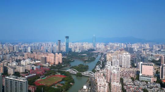 浙江省温州市世贸中心与置信广场城市环境