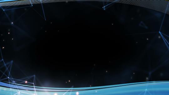 【透明通道】蓝色粒子唯美框循环-01视频素材模板下载