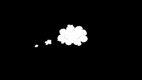 4kMG二维动画卡通喜气云朵烟雾元素素材 (8)
