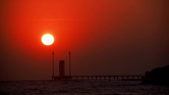 三亚海棠湾后海湾后海村日出