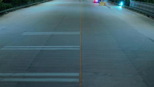 4K超清廉江南收费站夜景航拍视频素材模板下载
