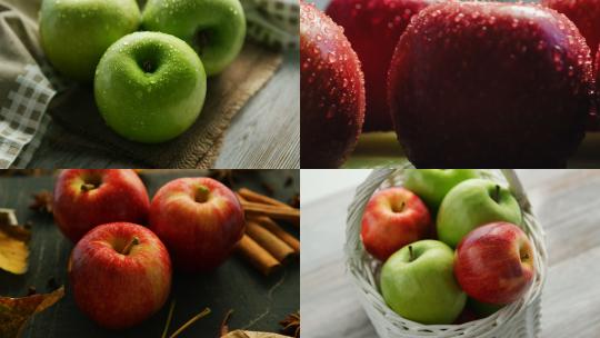【合集】青苹果红苹果混合在一起视频素材模板下载