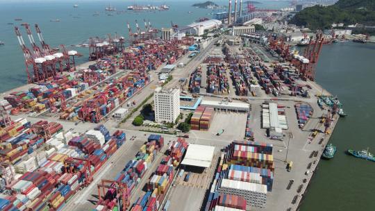 赤湾港 货运 码头 贸易 集装箱 赤湾码头