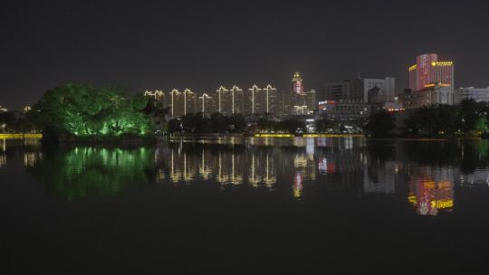 芜湖大镜湖夜景