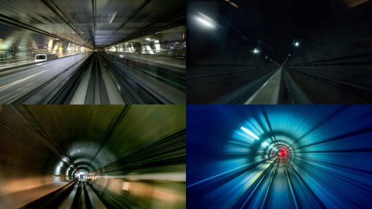 【合集】第一视角地铁行驶视频素材模板下载