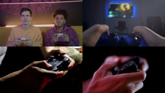 【合集】年轻人用手柄玩电子游戏