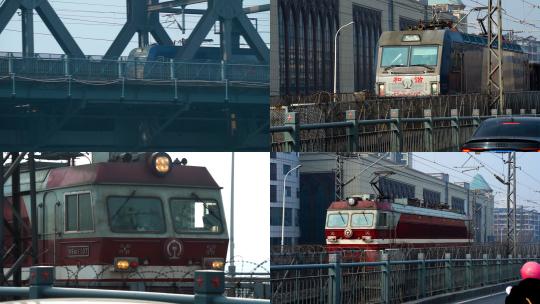 中国铁路火车运输铁路运输焦柳铁路线高清在线视频素材下载