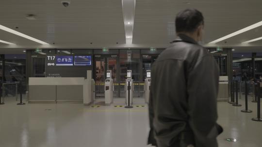 虹桥国际机场场景视频素材模板下载