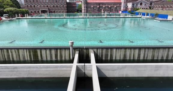 上海自来水科技馆杨浦水厂高清在线视频素材下载