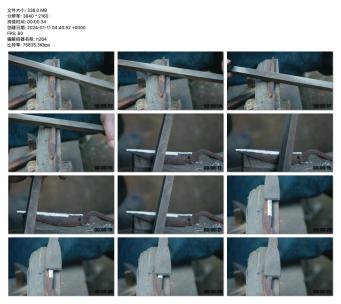 《匠心独运：铁匠精细打磨刀具过程展示》高清在线视频素材下载