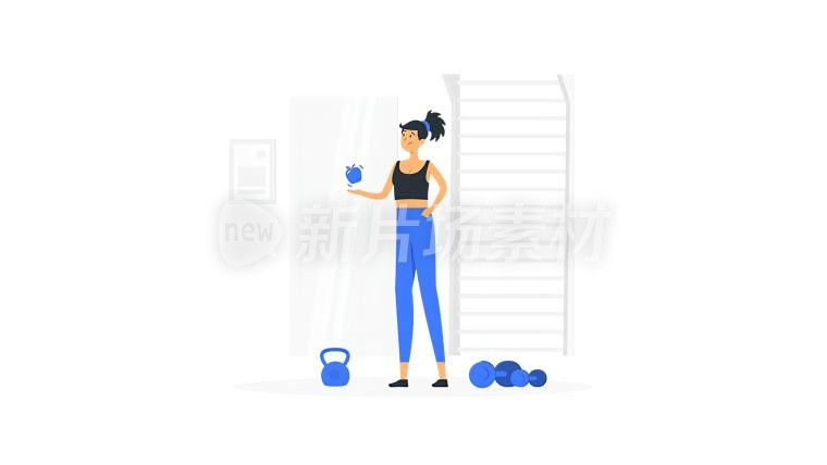 1-195健康生活习惯运动身材保持