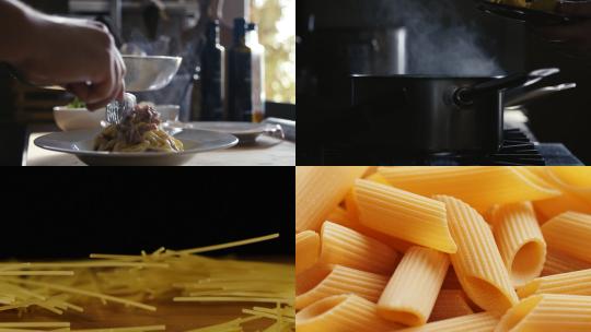 【合集】意大利面 美食 烹饪视频素材模板下载