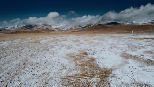 西藏旅游风光银白世界雪域冈底斯山