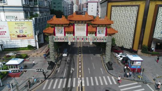 皇岗村航拍素材