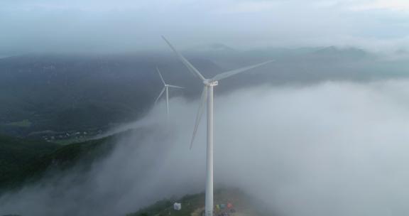 国家电网 风力发电 风能发电新能源航拍