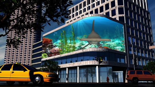 海底世界裸眼3d（可定制）视频素材模板下载