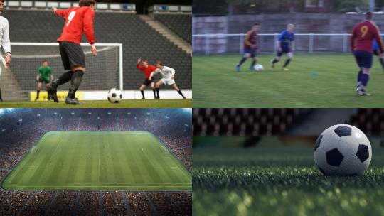 【合集】阳光运动足球比赛踢足球视频素材模板下载